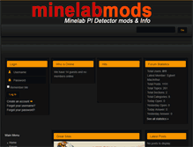 Tablet Screenshot of minelabmods.com